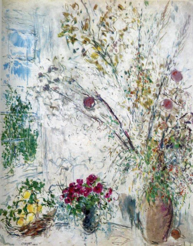 Lunaria contemporaine de Marc Chagall Peintures à l'huile